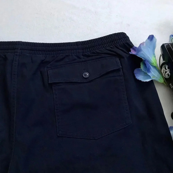 Lands' End NWOT Navy Pull On Shorts Men XXL (44-46) - Picture 8 of 11